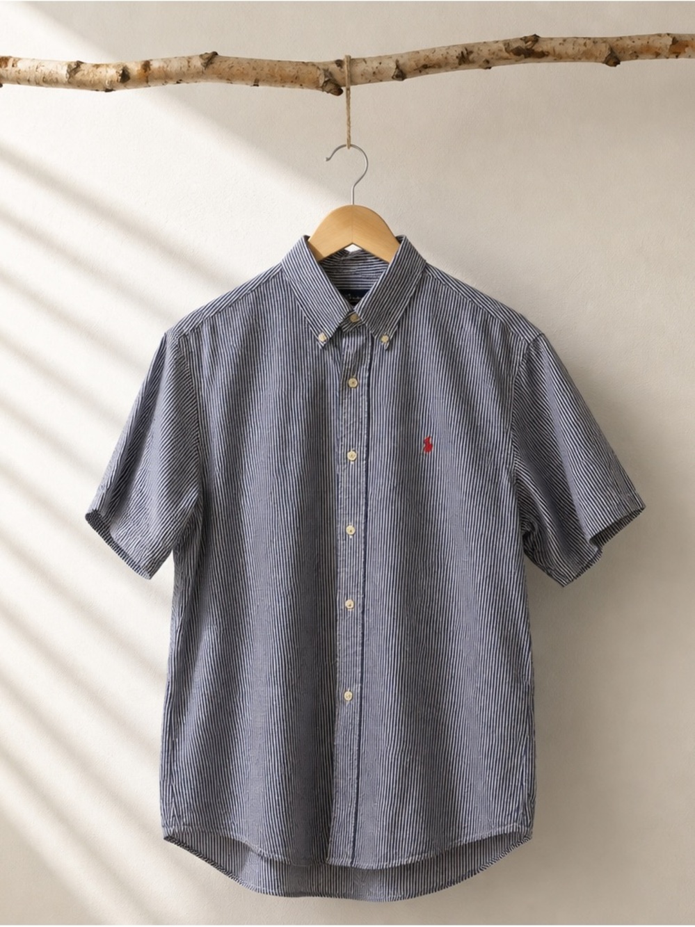 Ralph LaurenShort-Sleeve Button-Down Shirt in Stripe